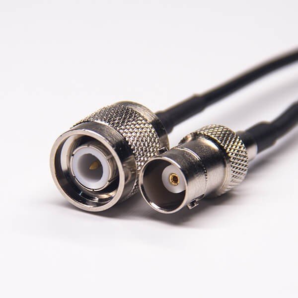 BNC 50 Ohms female to TNC male 180 degree straight crimp with RG179 coaxial pigtail Cable for antenna